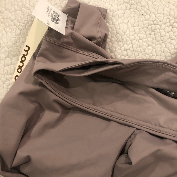 NEW! Pink Lily light plum crop leggings, L - Picture 4 of 5